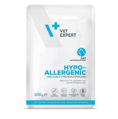 VET EXPERT Hypoallergenic Turkey - nat kattenvoer - 100g