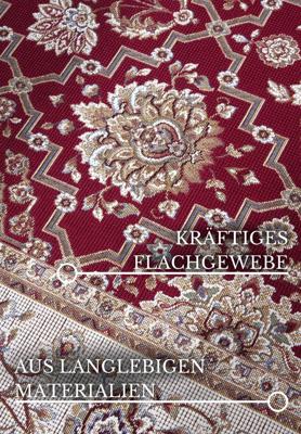 Hanse Home - Villeroy & Boch 1767 In- & Outdoor Rug Pierre Red Cream - 200x285 cm