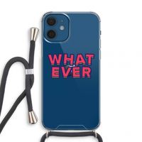 Whatever: iPhone 12 mini Transparant Hoesje met koord