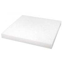 Knutsel piepschuim - 10x stuks - plaat - vierkant - 40 x 40 x 4 cm - hobby materiaal