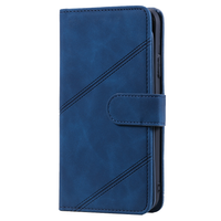 Samsung Galaxy S24 hoesje - Bookcase - Koord - Pasjeshouder - Portemonnee - Kunstleer - Blauw - thumbnail
