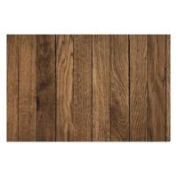 Cosy & Trendy Tafel Placemats - houten planken print - pvc - 44 x 28 cm - Onderleggers
