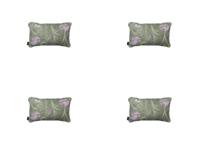 Sierkussen ca. 30x50 cm Donna green canvas Eco plus natural outdoor finishing (4 stuks) Madison - Madison