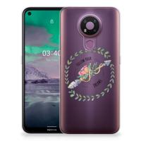 Nokia 3.4 Telefoonhoesje met Naam Boho Dreams
