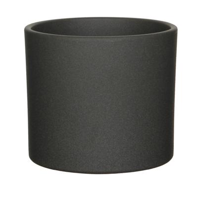 Mica Decorations Bloempot - grijs - keramiek - 17 x 14 cm - plantenpot