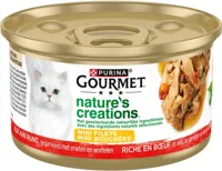 Gourmet Nature&apos;s Creations rund, erwten & wortelen 85g