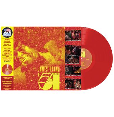 James Brown - At Studio 54 (Doorzichtig Rood Vinyl) LP
