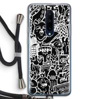 Vexx Black Mixtape: OnePlus 7 Pro Transparant Hoesje met koord