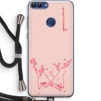 Best Friends: Huawei P Smart (2018) Transparant Hoesje met koord