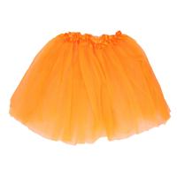 Verkleed tutu rokje - oranje - voor dames - one size - supporters/koningsdag