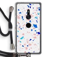 Terrazzo N°6: Sony Xperia XZ2 Transparant Hoesje met koord