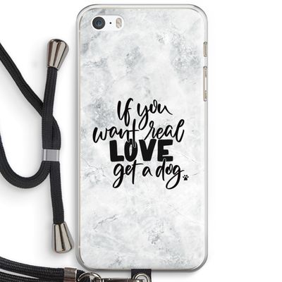 Partner in crime: iPhone 5 / 5S / SE Transparant Hoesje met koord