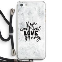 Partner in crime: iPhone 5 / 5S / SE Transparant Hoesje met koord