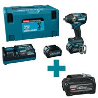 Makita TW007GD201 Accu slagmoersleutel 760Nm 1/2"frictiering XGT 40V Max 2.5Ah in Mbox