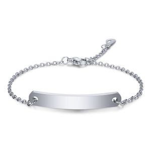 LGT JWLS Dames Armband Naamplaat Zilver