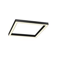 Paul Neuhaus Vierkante plafondlampPure Lines Square antraciet - 6022-13
