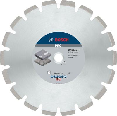 Bosch Accessoires Diamantschijf Best for Asphalt, 350x25.4(20)x12mm - 2608603641