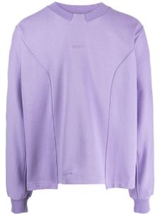 Off Duty sweat en coton à logo brodé - Violet