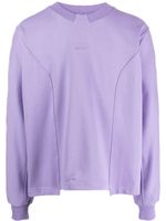 Off Duty sweat en coton à logo brodé - Violet