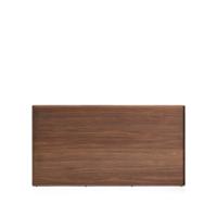Kave Home Hoofdbord 'Norlen' Met LED-verlichting, Walnootfineer, 160 x 200cm
