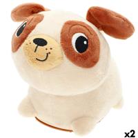 Bewegende Knuffel Winfun Pluche Plastic 17 x 15 x 13 cm (2 Stuks)