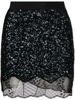 Zadig&Voltaire jupe Justicia ornée de sequins - Noir