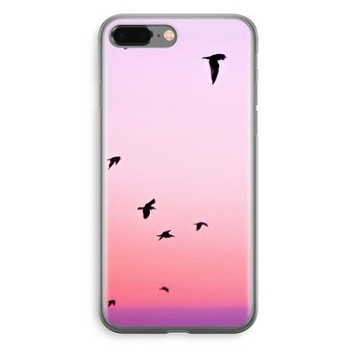 Fly away: iPhone 8 Plus Transparant Hoesje