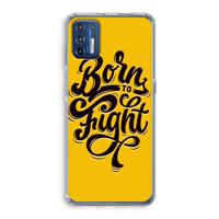 Born to Fight: Motorola Moto G9 Plus Transparant Hoesje - thumbnail