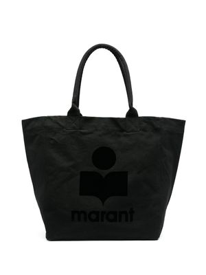 ISABEL MARANT sac cabas à logo imprimé - Noir