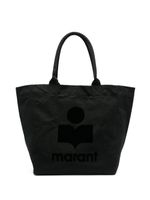 ISABEL MARANT sac cabas à logo imprimé - Noir