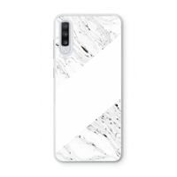 Biggest stripe: Samsung Galaxy A70 Transparant Hoesje