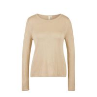 Q/S designed by fijngebreide trui beige - thumbnail