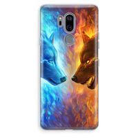Fire & Ice: LG G7 Thinq Transparant Hoesje