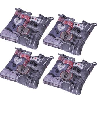 4 x Madison Ruita red Toscane zitkussen 46 x 46