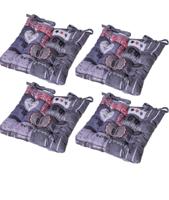 4 x Madison Ruita red Toscane zitkussen 46 x 46