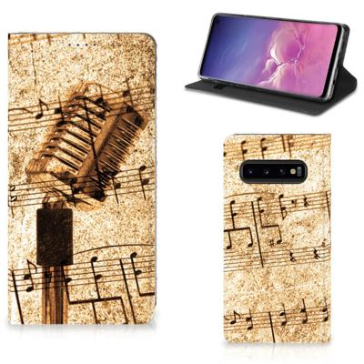 Samsung Galaxy S10 Stand Case Bladmuziek Samsung Galaxy S10 Stand Case Bladmuziek