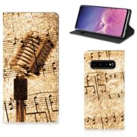 Samsung Galaxy S10 Stand Case Bladmuziek