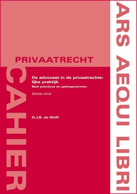 De advocaat in de privaatrechtelijke praktijk (Paperback)