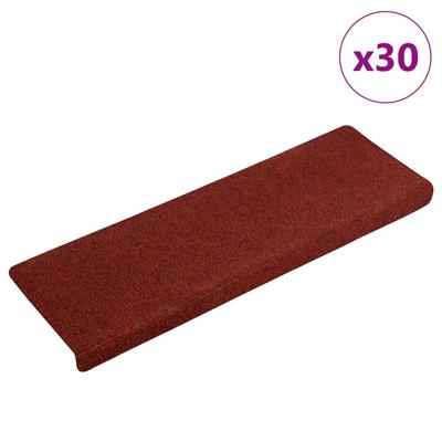 Trapmatten zelfklevend 30 st 65x21x4 cm rood