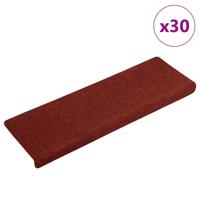 Trapmatten zelfklevend 30 st 65x21x4 cm rood