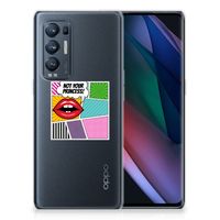 OPPO Find X3 Neo Silicone Back Cover Popart Princess - thumbnail