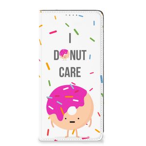 Samsung Galaxy A12 Flip Style Cover Donut Roze