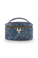 Pip Studio Pip Studio Cleo Beauty Case Quilted Daisy Dreams Blue 26x16x16cm