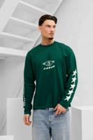 Off The Pitch Pro Raw Edge Longsleeve Shirt Heren Groen - Maat M - Kleur: Groen | Soccerfanshop