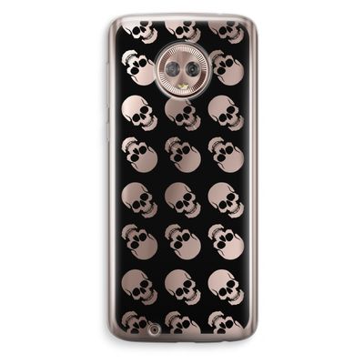 Musketon Skulls: Motorola Moto G6 Transparant Hoesje