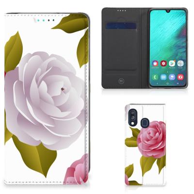 Samsung Galaxy A40 Smart Cover Roses Samsung Galaxy A40 Smart Cover Roses