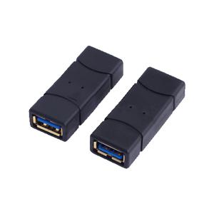 LogiLink USB 3.2 Gen 1 (USB 3.0) Adapter [1x USB 3.2 Gen 1 bus A (USB 3.0) - 1x USB 3.2 Gen 1 bus A (USB 3.0)] AU0026 Vergulde steekcontacten