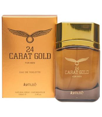 LaMusê Lamuse eau de toilette spray heren 24 carat gold 100ml