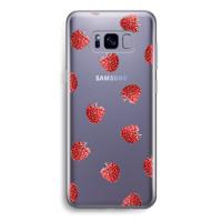 Framboosjes: Samsung Galaxy S8 Transparant Hoesje