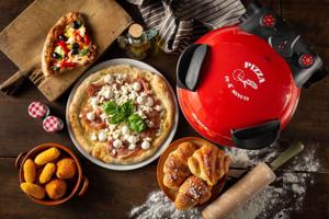 Ariete 0909/10 pizzamaker en -oven 1 pizza('s) 1200 W Zwart, Rood